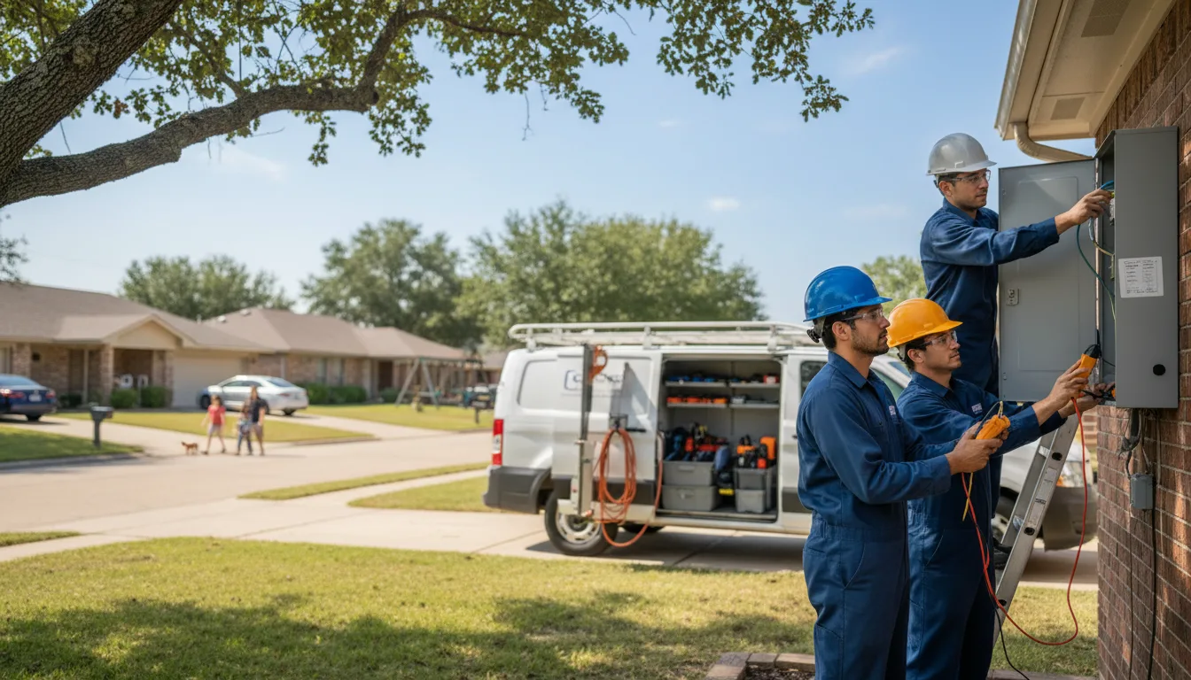 Certified electrician providing emergency electrical services in Meadowlands, MN